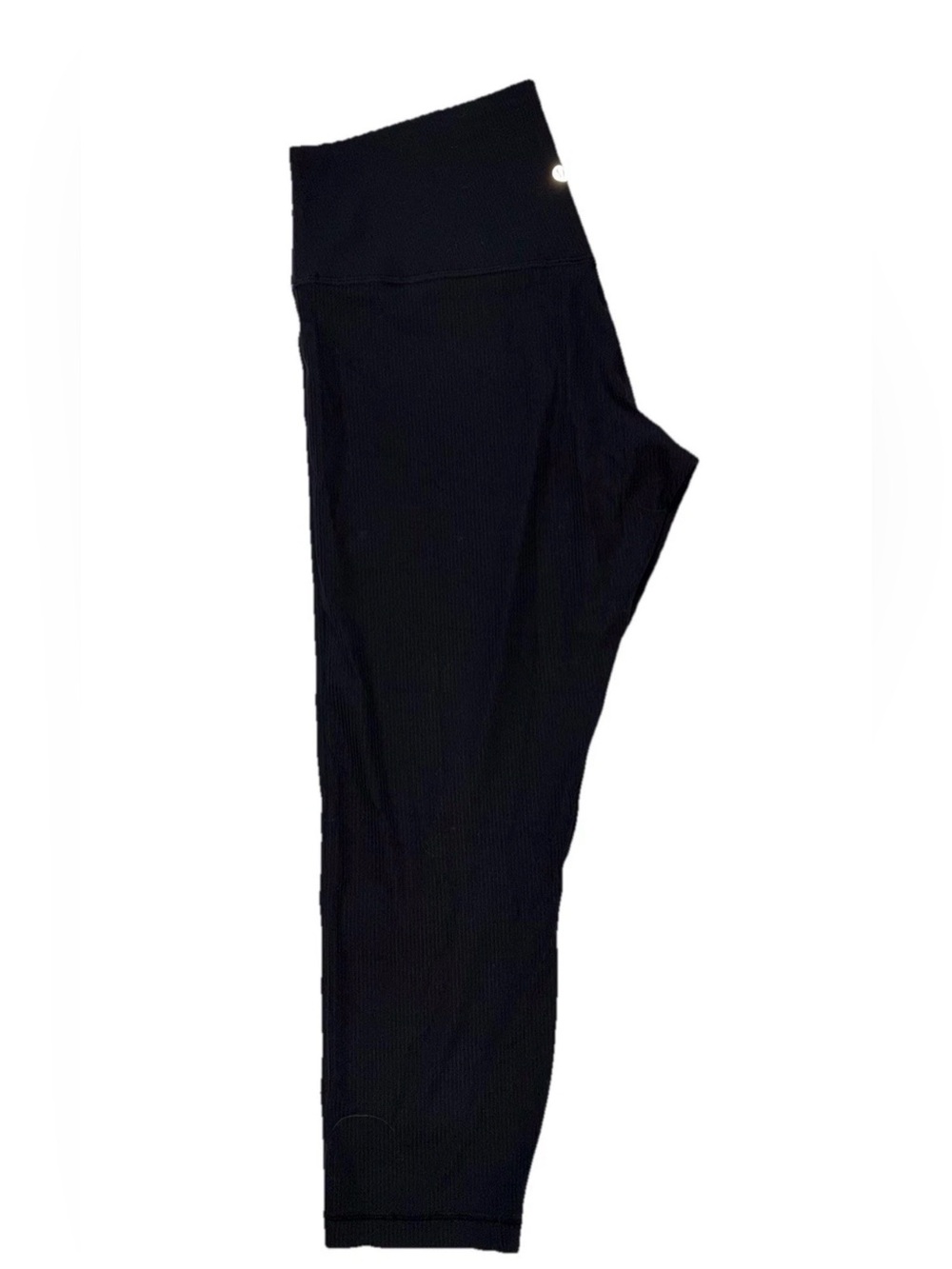 NWT*LULULEMON*SIZE 14*ALIGN RIBBED HIGH RISE 23” L PANT*AUTHENTIC*BLACK*$98 - Picture 9 of 16